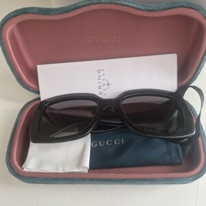 SOLD ELSEWHERE Gucci GG0141S 001 Black Square Sunglasses